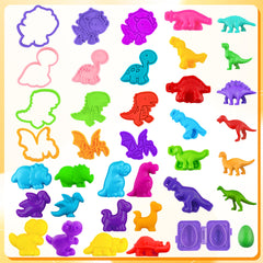 Oun Nana preschool dough set encourages color exploration and shape recognition.