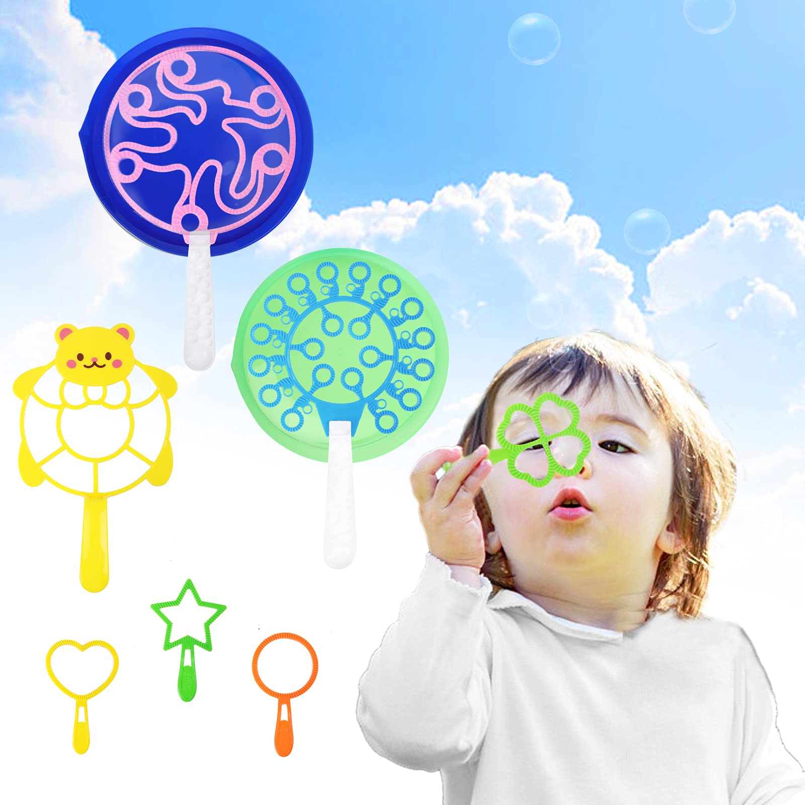 Oun Nana reusable wands ideal for countless bubble-filled afternoons.