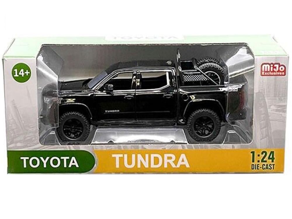 OUNAN Tundra TRD opening hood for interactive display.