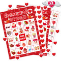 OUNENO Valentines bingo cards for kids offer classroom-friendly fun and easy setup.