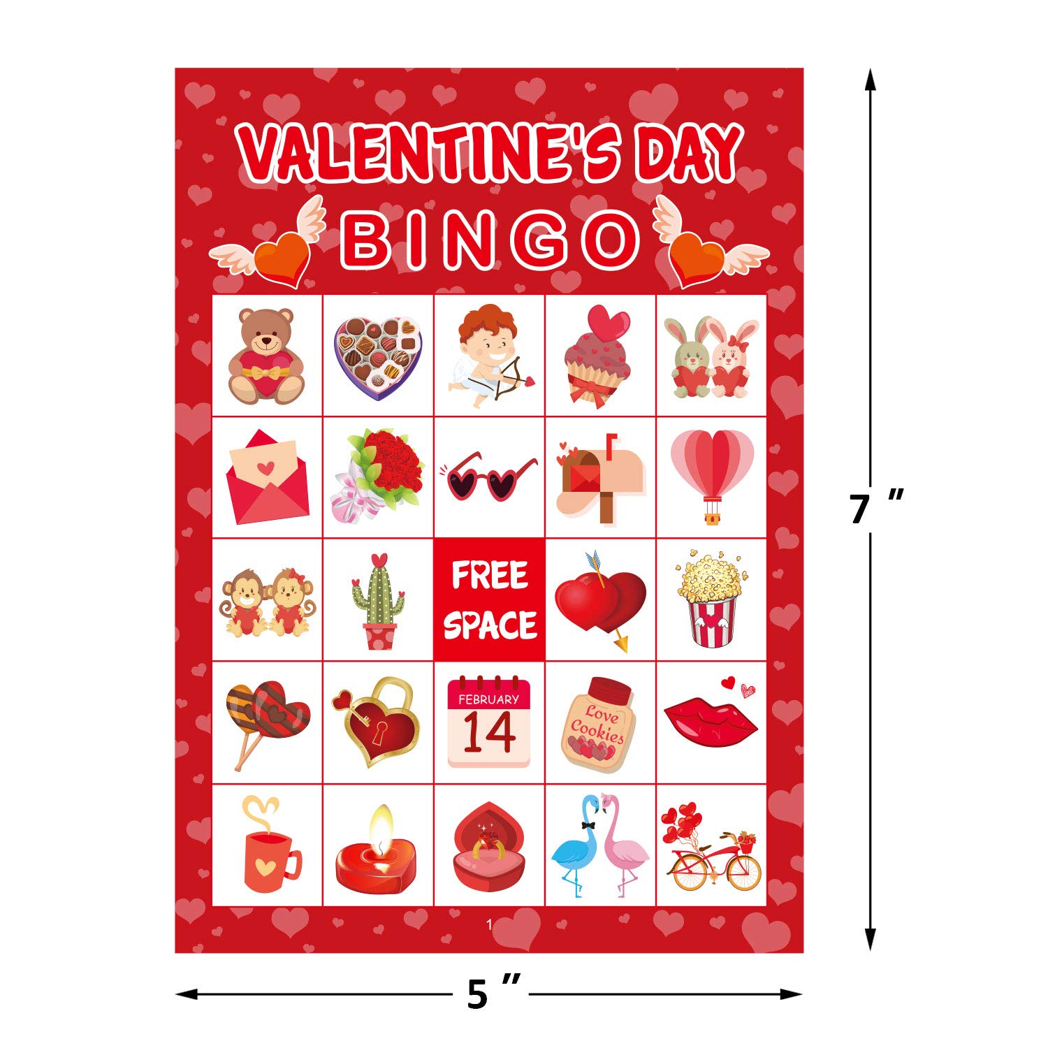 OUNENO complete package includes 24 cards and 420 heart chips.