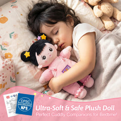 OUOZZZ 10-inch compact doll for toddlers promotes cuddling and portable play anywhere.