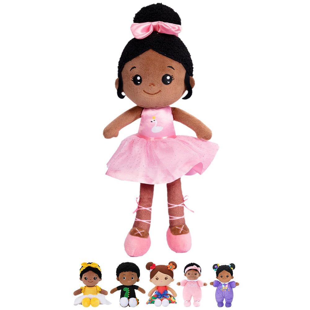OUOZZZ 13-inch soft baby doll front view; safe cuddle buddy for kids