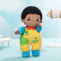 OUOZZZ dinosaur-themed play inspiration with the soft baby doll.