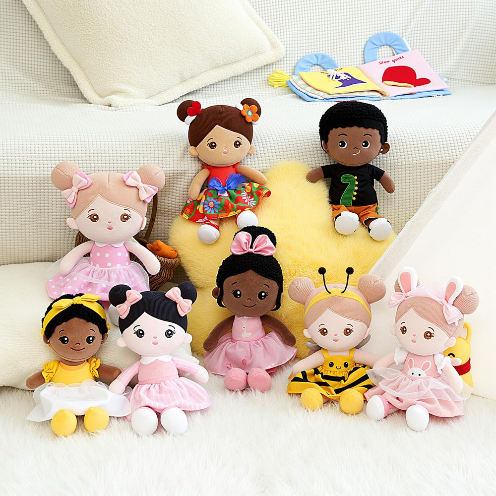 OUOZZZ bath-time play with a plush doll encouraging care routines