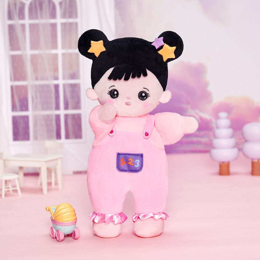 OUOZZZ huggable toddler doll for travel and naps offers comfort on the go.