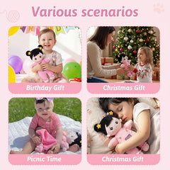 OUOZZZ machine-washable doll fabric keeps playtime clean and simple.