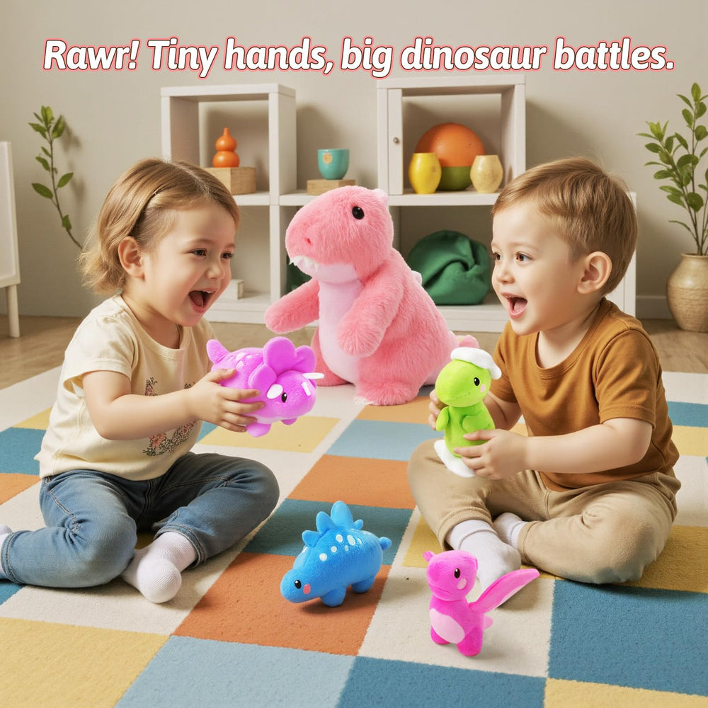 OUOZZZ mini dinosaurs show gradient colors for learning