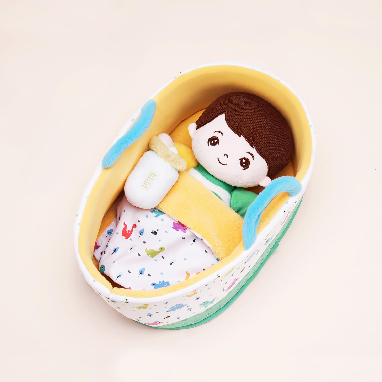 OUOZZZ plush doll supports imaginative play and gentle snuggling during quiet afternoons.