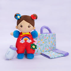 OUOZZZ soft doll bottle for pretend feeding play and nurturing moments.