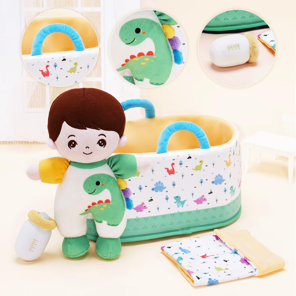 OUOZZZ soft 10-inch doll invites role play and storytelling in toddler friendly sessions.