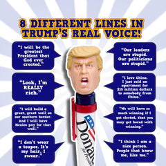 Donald Trump Talking Pen featuring crystal-clear audio enhances desk presence.