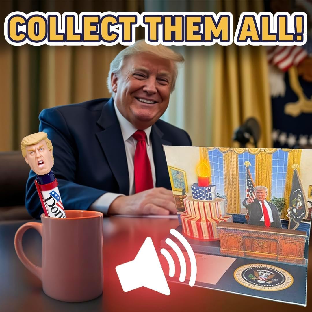 Perfect gag gift for Trump fans and political humor lovers.
