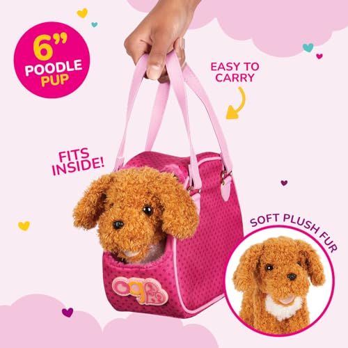 Dog carrier interior featuring faux fur lining for cozy journeys