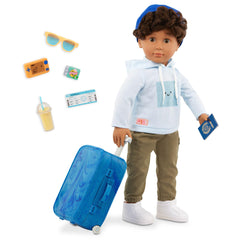 Our Generation Milo smoothie and rubber pack with travel accessories