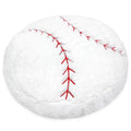 OurHonor baseball plush front view showing fluffy texture ideal for cuddling.
