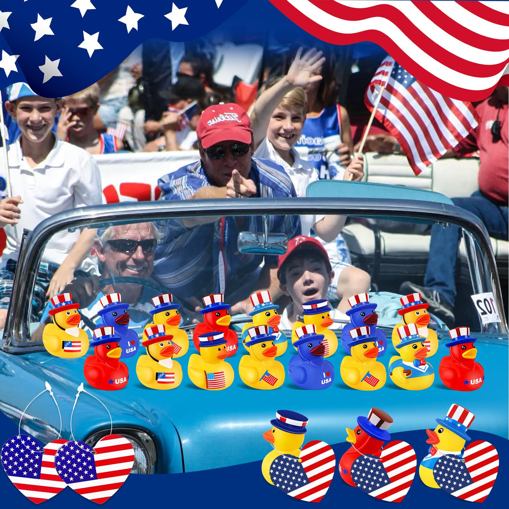 Ouryec patriotic ducks serve as memorable party favors and gifts