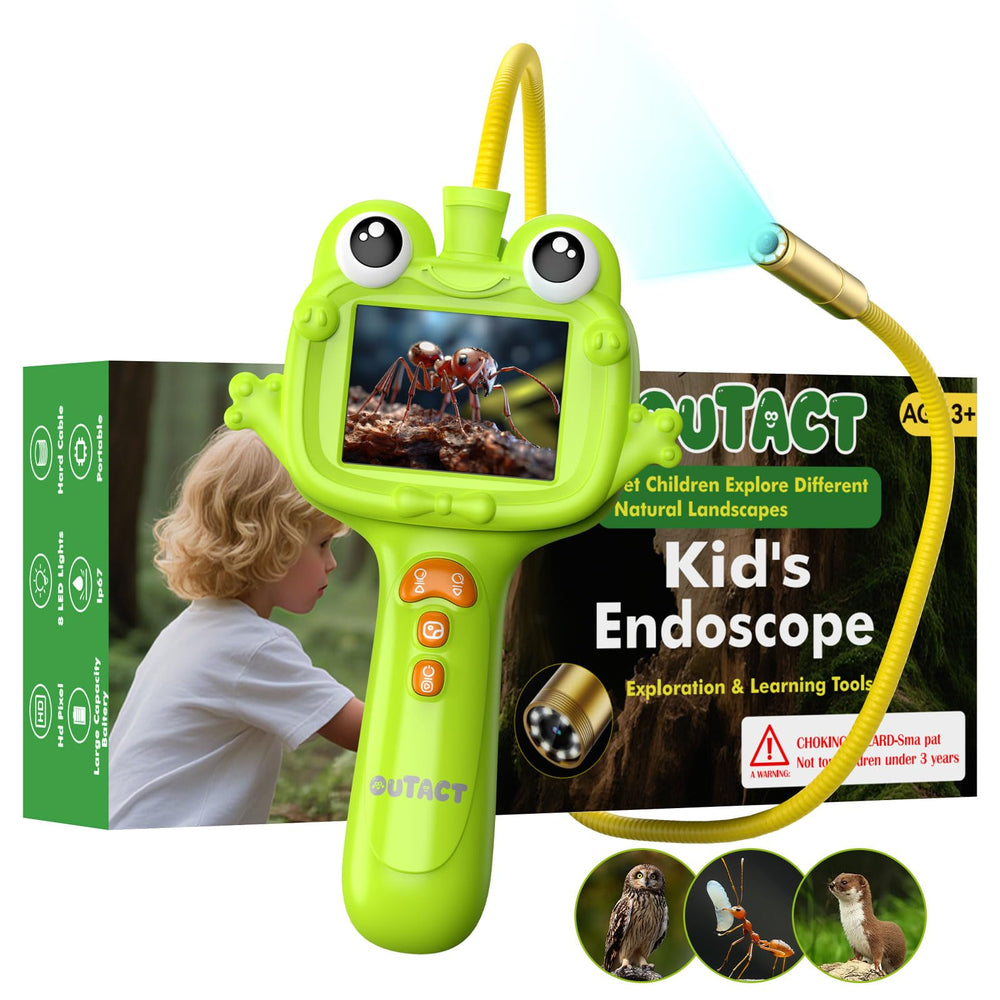 OUTACT Kids Endoscope with 2.4-inch display for real-time exploration
