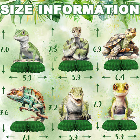 Outego gecko table topper model adds playful focal point for kids' celebrations.