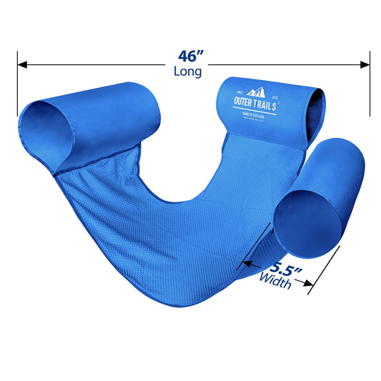 Outer Trails sling mesh fabric closeup shows soft, durable material for sun and water.