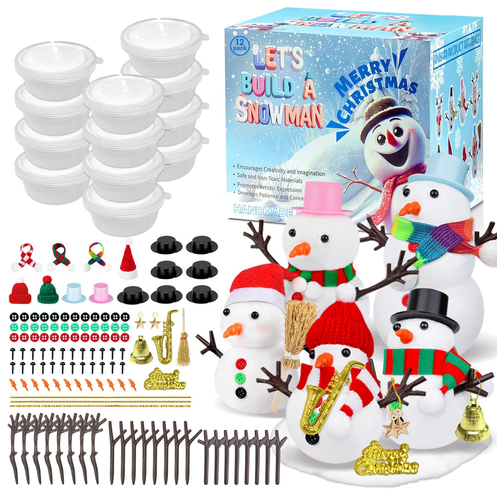 Outivity Build a Snowman Kit packaging showcases gift-ready box for winter activities