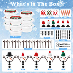 Outivity Snowman Kit colorful accessories enable endless creative designs