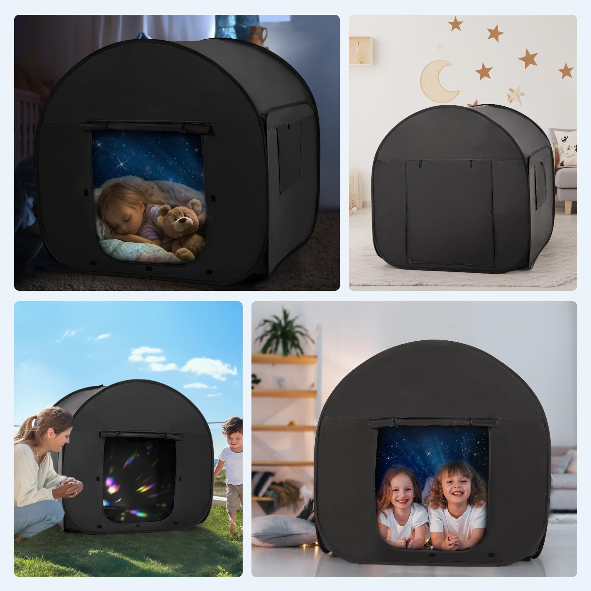 OUTREE sensory tent family-friendly play space for cozy time.