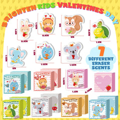 OutsatalinX turtle-scented eraser box, engaging sensory Valentine option for kids.