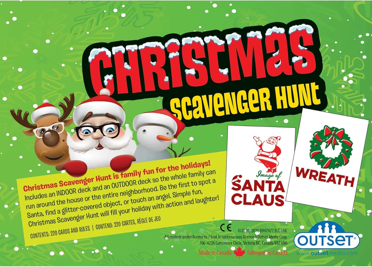 Outset Media Christmas Scavenger Hunt cards in action spark laughter and active play.
