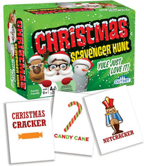 Outset Media Christmas Scavenger Hunt outdoor deck cards invite neighborhood exploration and holiday fun.