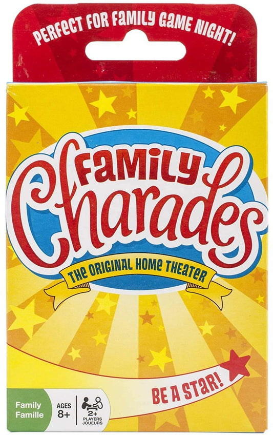 Outset Media Family Charades box open for spontaneous screen-free fun.