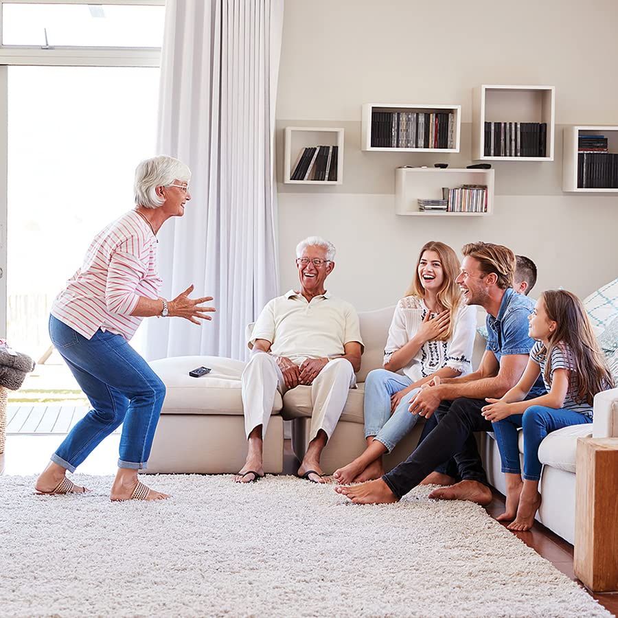 Outset Media Family Charades cards fanned out for fast, inclusive play.