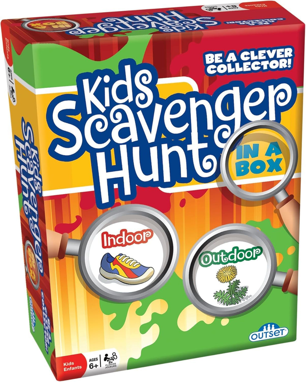 Outset Media Kids Scavenger Hunt 220-card collection fuels quick, engaging hunts.