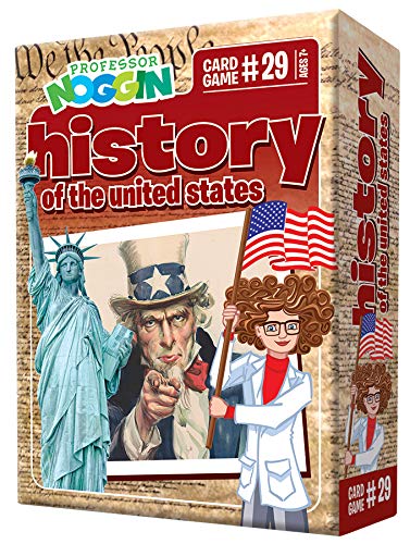 Outset Media Professor Noggin History of the United States cover image—fun family learning card game.