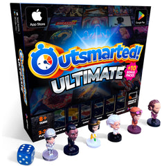 Outsmarted Ultimate Edition logo on the box boosts shelf appeal and brand clarity.