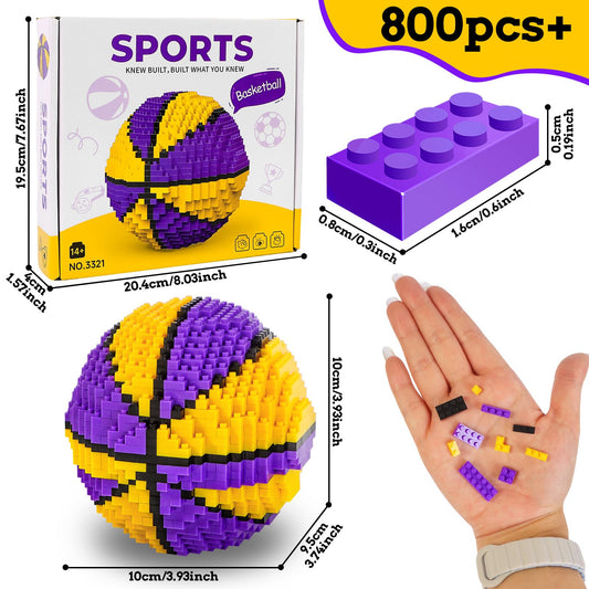 Outtshop purple and yellow blocks close-up showing vibrant interlocking design