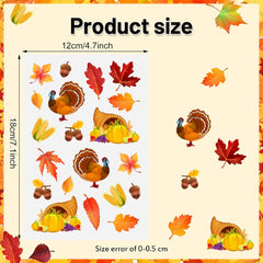Outus autumn leaf stickers for walls and doors, perfect for party decorations