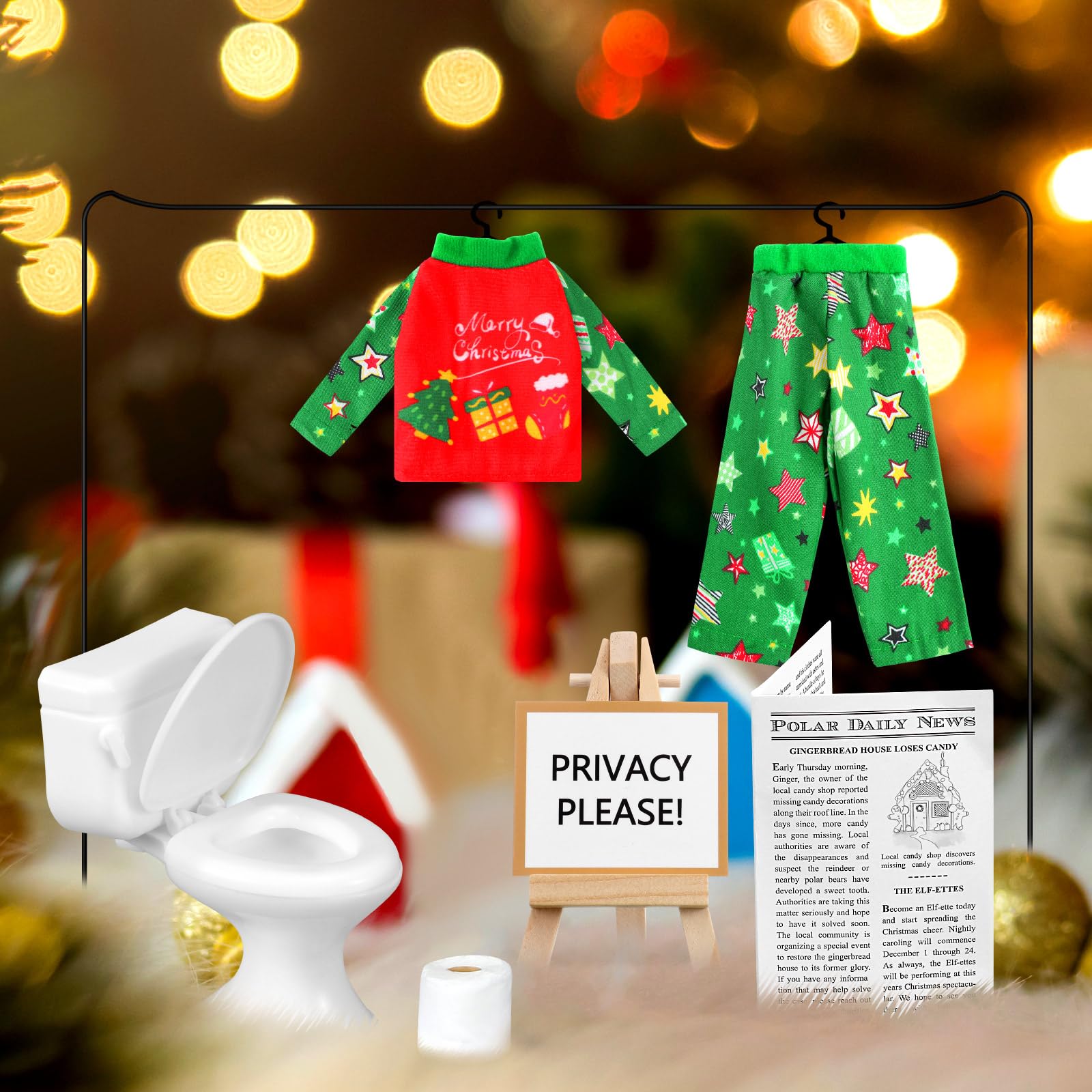 Outus display stand with card for stylish doll presentation