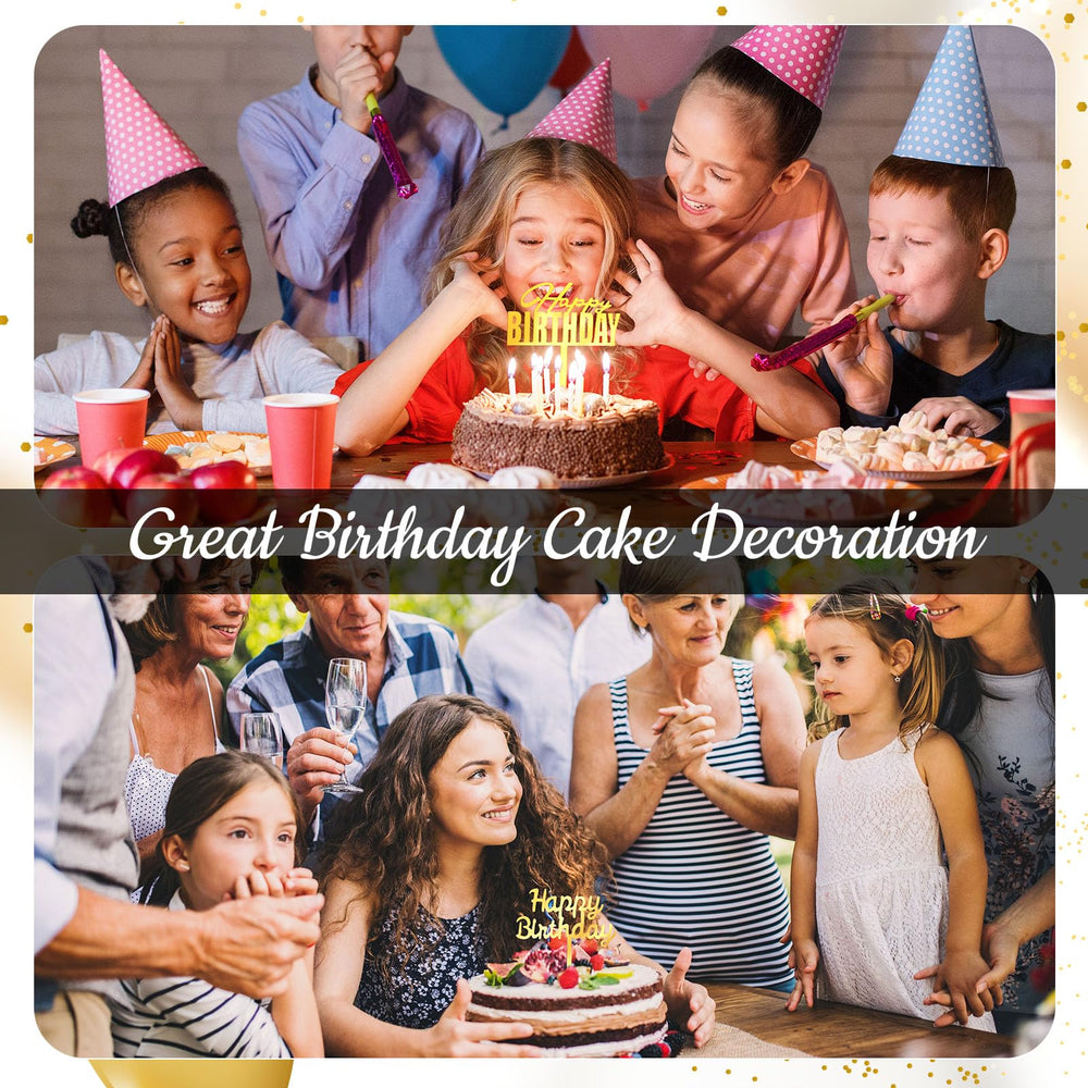 Outus elegant font gold toppers ideal for stylish celebrations