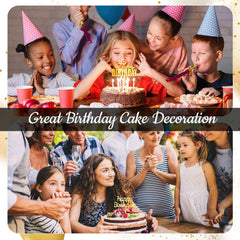 Outus elegant font gold toppers ideal for stylish celebrations