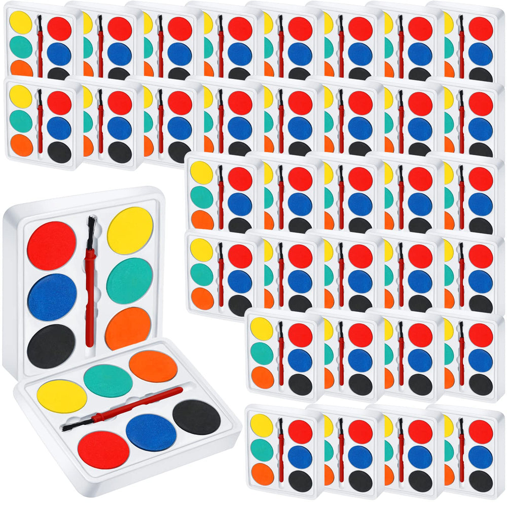Outus mini watercolor set with brush for portable painting.