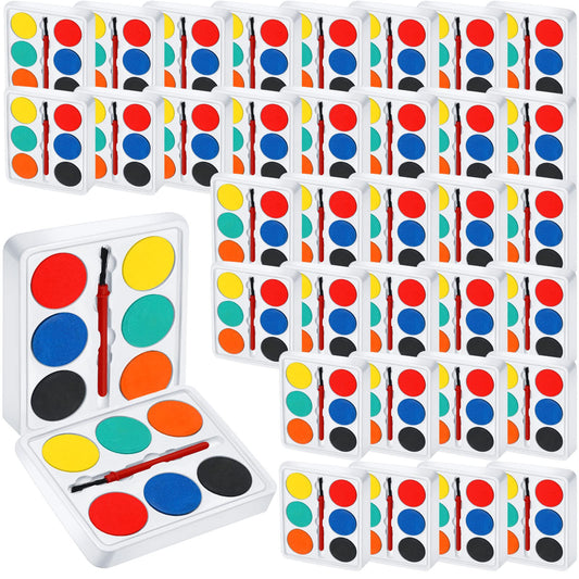 Outus mini watercolor set with brush for portable painting.