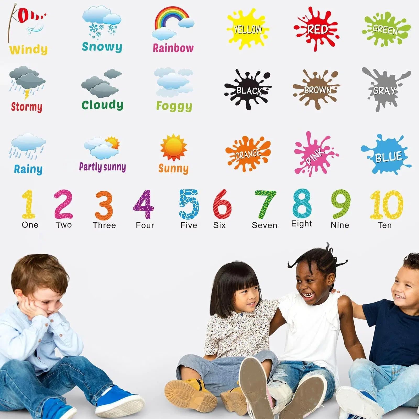 Outus peel-and-stick wall decals for easy, quick classroom decorating and room refresh.