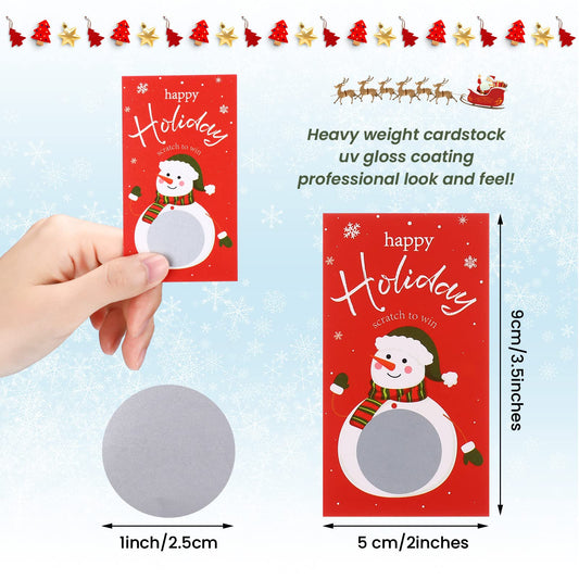 Outus scratch-off sticker with gold foil for revealing rewards