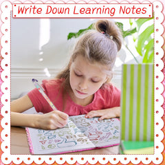 Outus sequin notebook ideal for kids' doodles, secret diaries, or school notes.