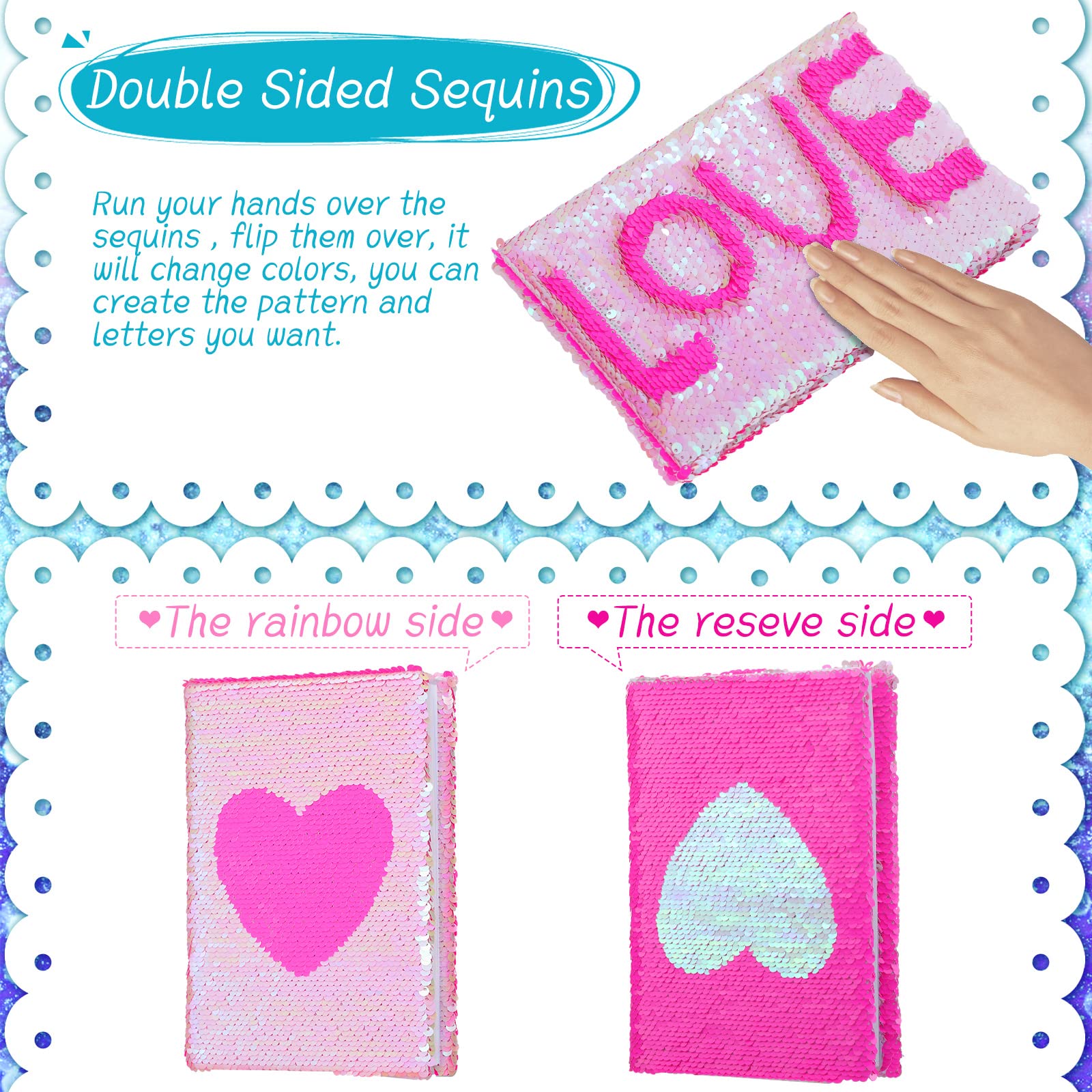 Outus sequin pens multicolor bundle adds lively hues to sketches and journaling.