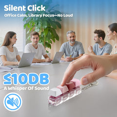 OUTXE true silent mode provides whisper-quiet focus for late nights.