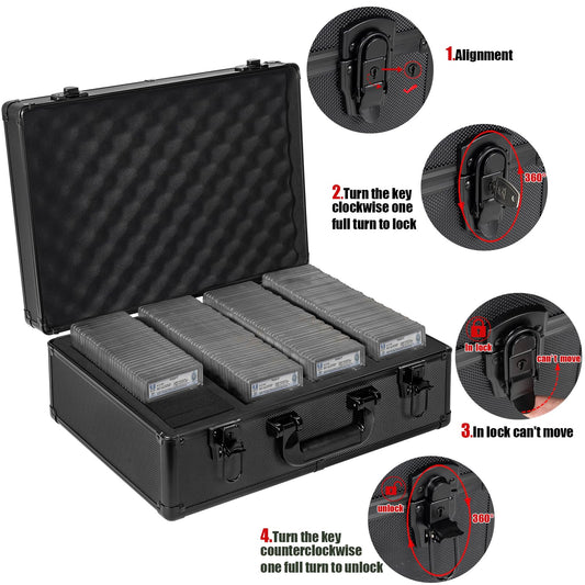 Interior foam inserts in the OUUTMEE case hold slabs securely in place