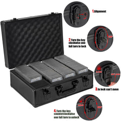 Interior foam inserts in the OUUTMEE case hold slabs securely in place