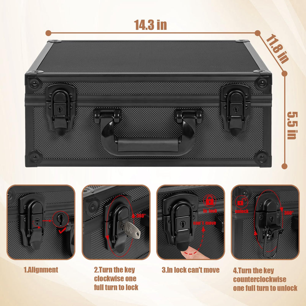OUUTMEE black aluminum alloy look adds premium durability